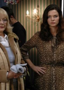 Robe marron à pois blancs Boyars - Irony of Fate