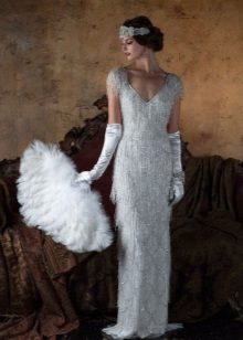 Robe rétro avec perles