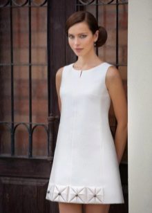 A-vonalú Audrey Hepburn stílusú esküvői ruha