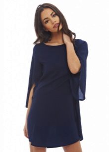 Robe à manches larges pour type de figure Poire