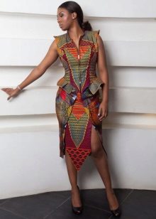 Robe à motif oriental