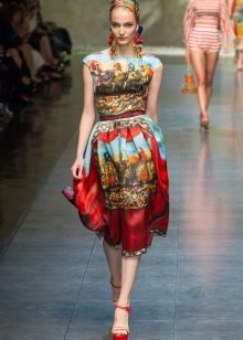 Robe à motif ethnique
