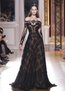 Robe en dentelle baroque