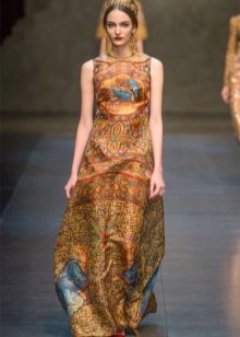 robe baroque dorée
