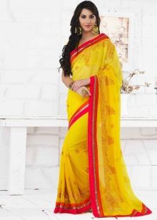 Sari jaune