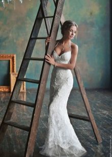 Robe de mariée tricotée par Anna Radaeva