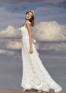 Robe de mariée tricotée par Anna Radaeva