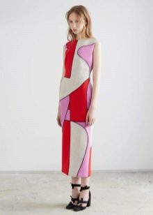 Robe avec un motif abstrait
