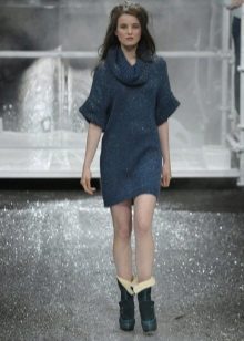 Robe pull tricotée