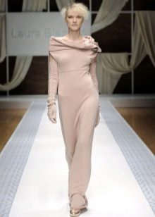 Robe tricotée longue