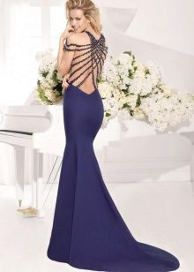 Robe de sirène en jersey