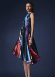 Robe de soirée colorée