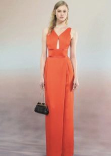 Robe de printemps couleur carotte