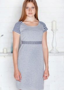Robe tunique gris