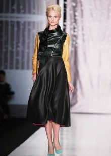 Robe en cuir A-line