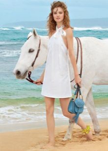Robe de plage d'été avec emmanchure américaine
