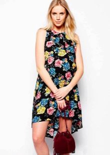 Robe d'été pour femmes enceintes high-low