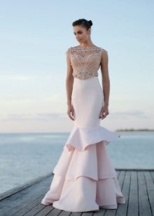 Robe d'été sirène avec une queue magnifique