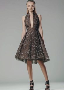 Robe d'été courte moelleuse