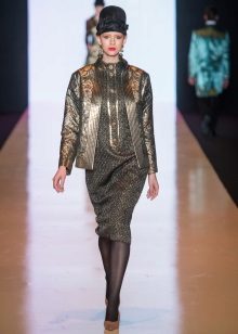 Robe d'automne avec veste