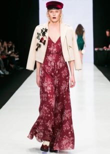Robe d'automne avec veste