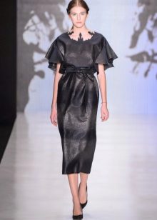 Robe d'automne à manches courtes
