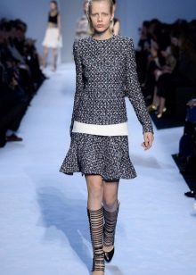 Robe d'automne pour tweed de bureau