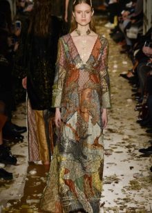 Robe d'automne avec imprimé