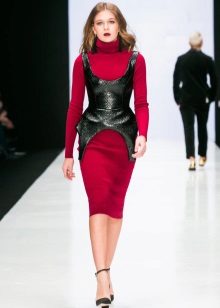 Robe d'automne à tricoter