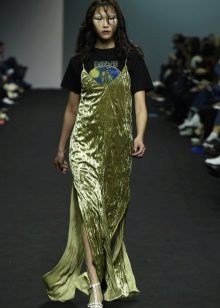 Robe d'automne avec t-shirt