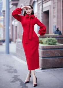 Robe d'automne midi au crochet