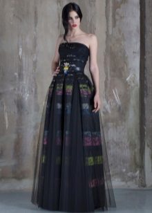 Robe bustier noire