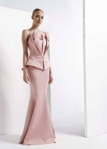Robe bustier à décor de corset