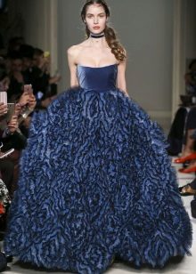 Robe bustier bleue