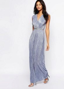 Robe longue avec pseudo-zapah