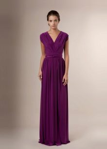 Robe évasée en jersey