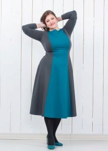 Robe en jersey pour a-silhouette