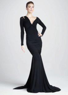 Robe en jersey sirène