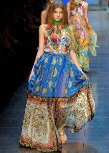 Robe foulard de marque