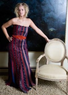 Cravate robe droite