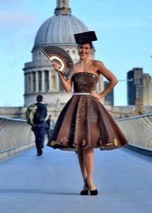 Robe en chocolat