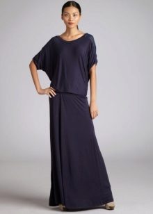 Robe longue chauve-souris avec bottines