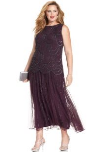 Robe longue à la taille