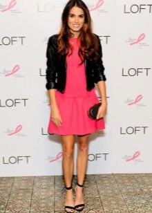 Veste en cuir pour robe taille basse