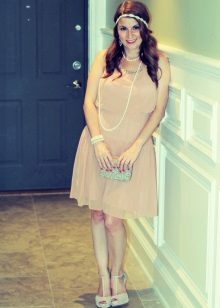 Robe taille basse style années 20