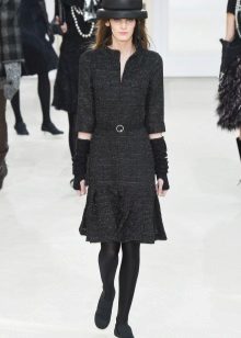 Robe en laine tweed