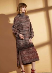 Robe en laine mélangée