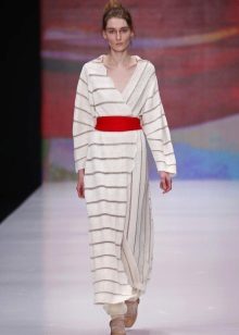 Robe portefeuille en laine