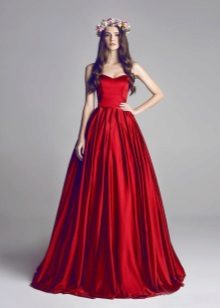 Robe de soirée en crêpe de Chine