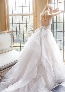 Robe de mariée avec un dos ouvert magnifique